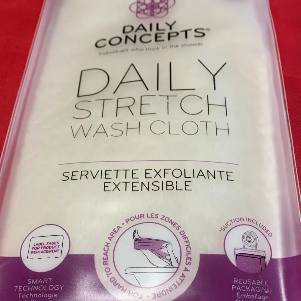 DAILY CONCEPTS DAILY STRETCH WASH CLOTH